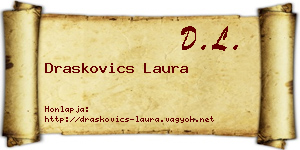 Draskovics Laura névjegykártya